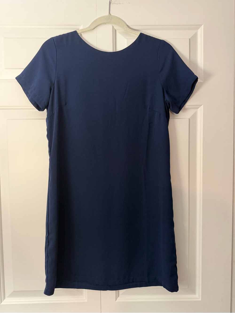 Lulu's Navy Blue Short Sleeve Mini Dress